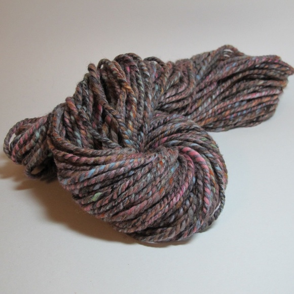 Patchouli Handspun Merino Wool 2-Ply Yarn - Picture 4 of 7